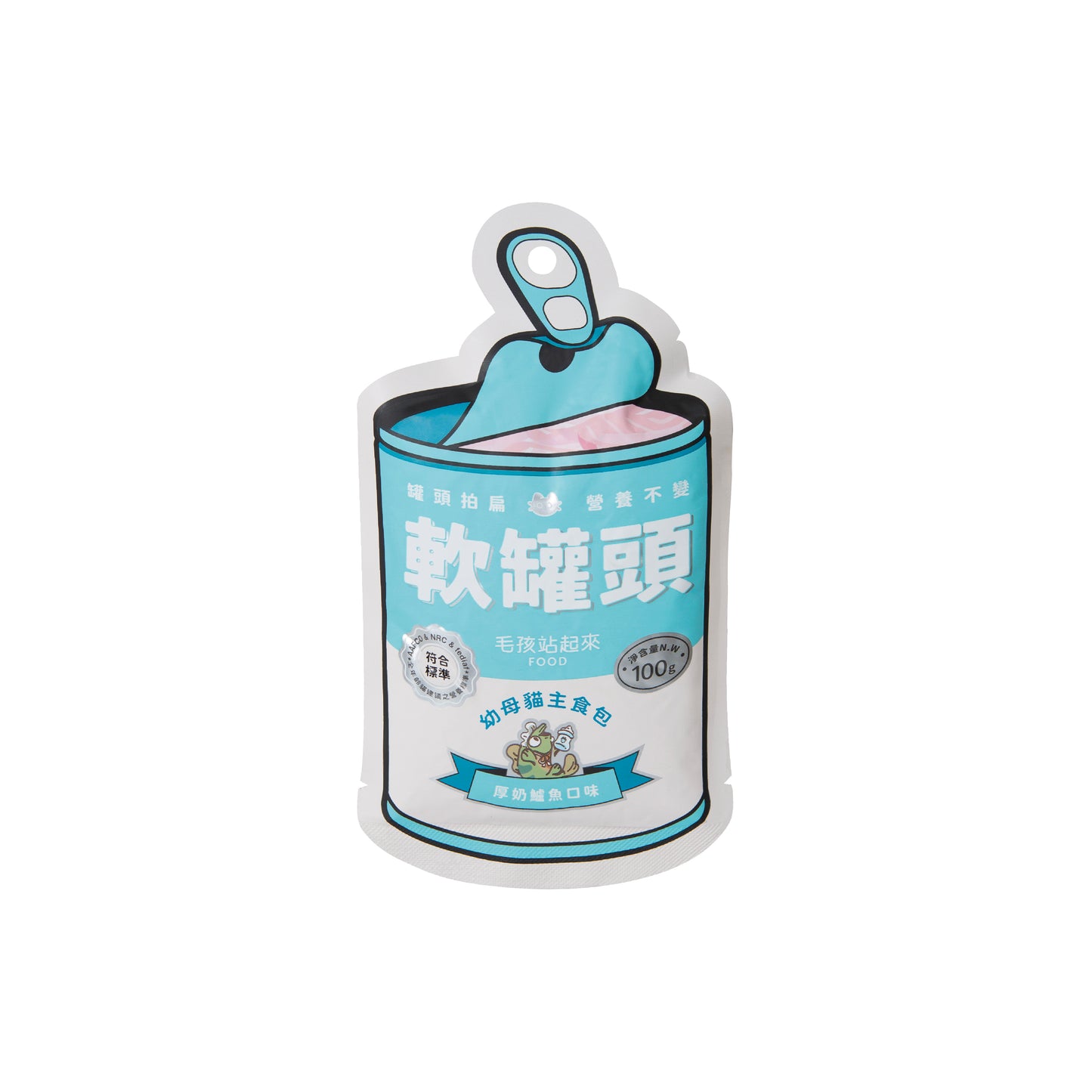 毛孩站起來 軟罐頭 幼母貓主食餐包 100g