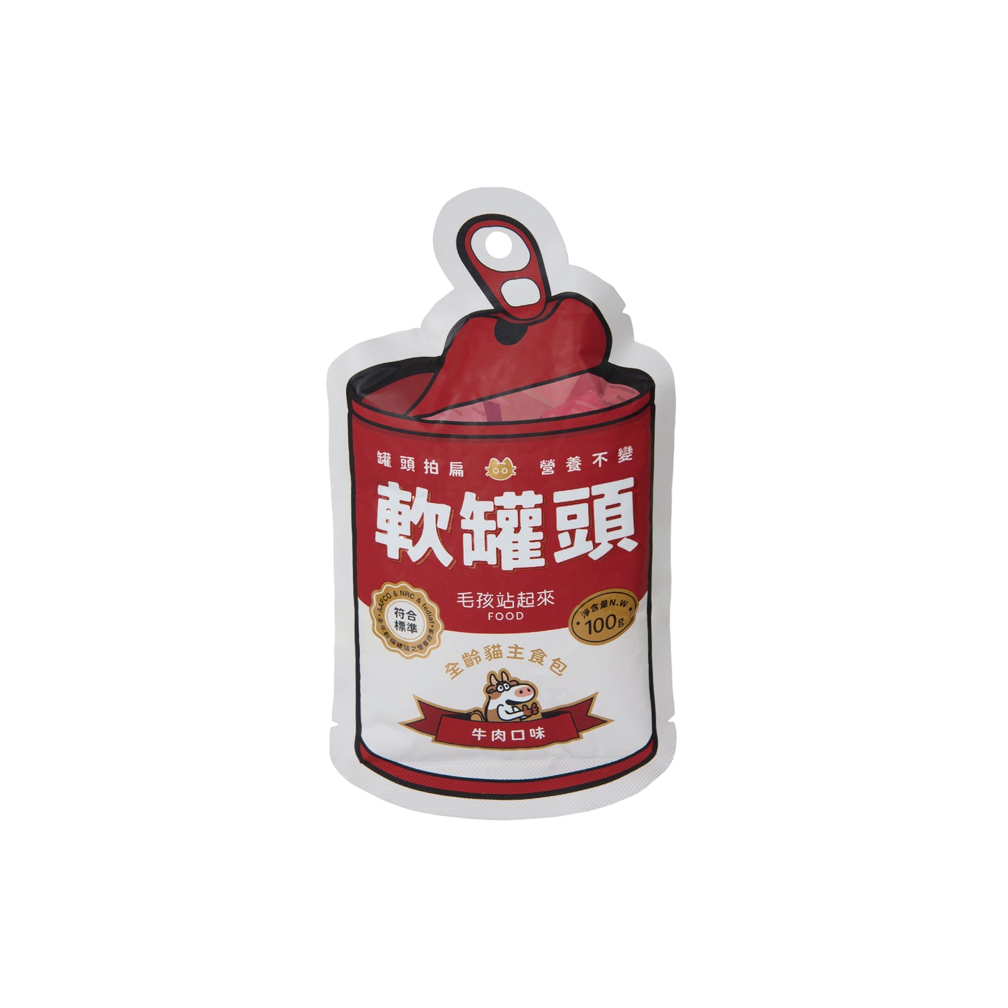 毛孩站起來 軟罐頭 全齡貓主食餐包 100g