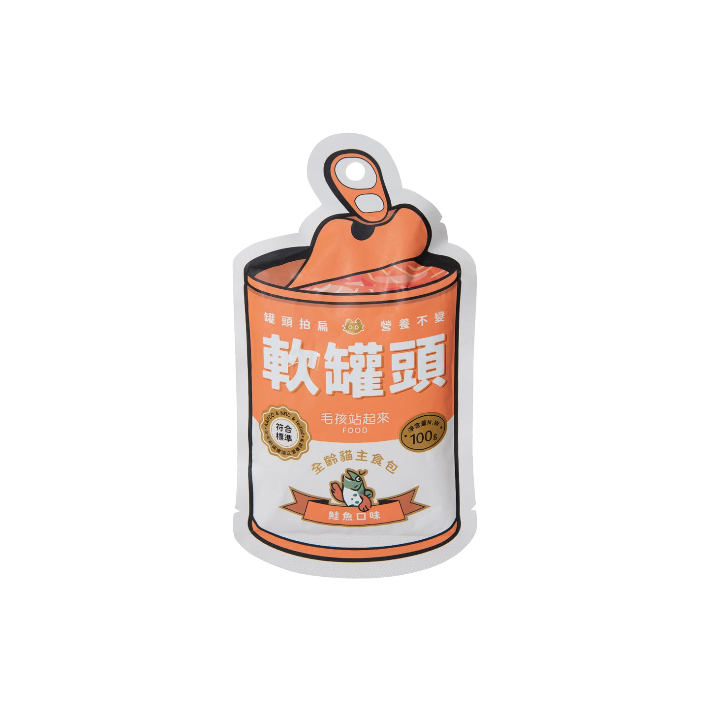 毛孩站起來 軟罐頭 全齡貓主食餐包 100g