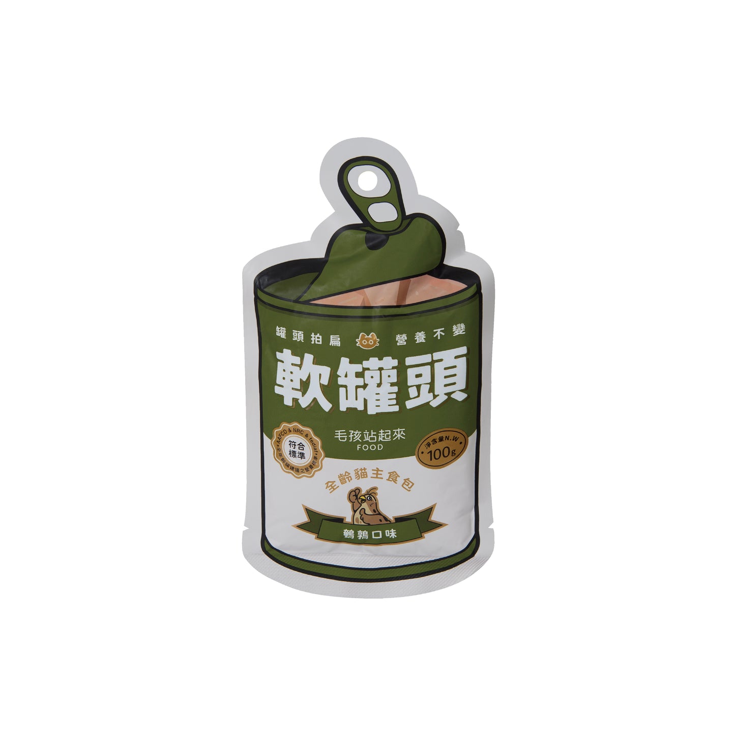 毛孩站起來 軟罐頭 全齡貓主食餐包 100g